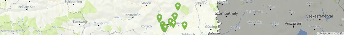 Map view for Pharmacies emergency services nearby Naas (Weiz, Steiermark)